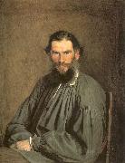 Portrait of the Writer Leo Tolstoy
